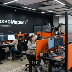 Мобильные офисные _ ширмы _ колл центр _ между столами